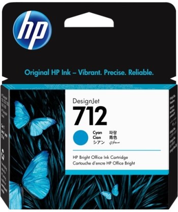 HP 712 Cyan Cartucho de...