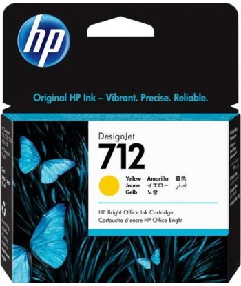 HP 712 Amarillo Cartucho de...