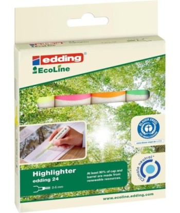 Edding 24 EcoLine Pack de 4...