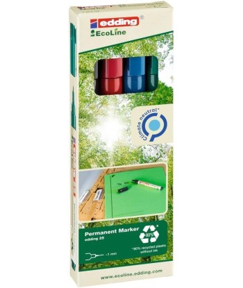 Edding 25 EcoLine Pack de 4...