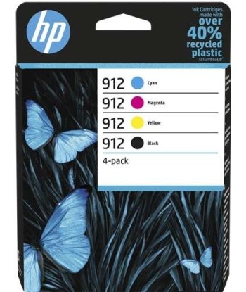 HP 912 Pack de 4 Cartuchos...