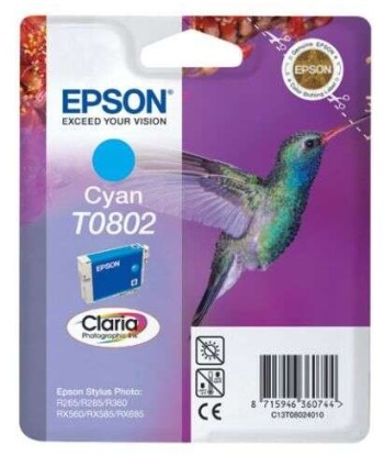 Epson T0802 Cyan Cartucho...