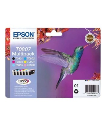 Epson T0807 Pack de 6...