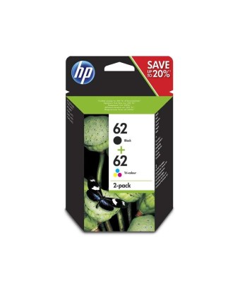 HP 62 Negro + Color Pack de...