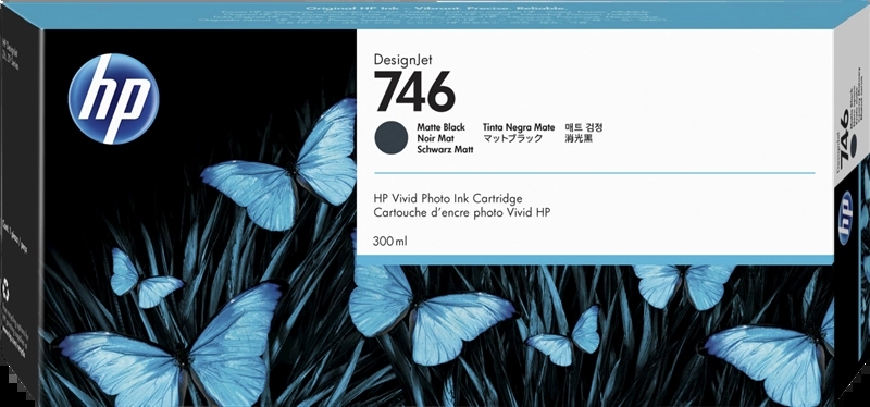 HP 746 Negro Mate Cartucho...