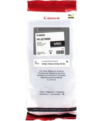 Canon PFI207 Negro Mate...