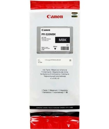 Canon PFI320 Negro Mate...