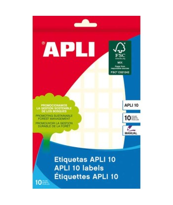 Apli Etiquetas 10 Blancas...