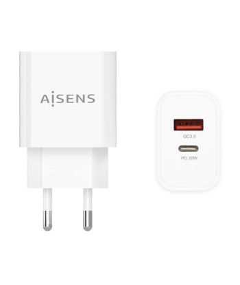 Aisens Cargador 20W   1xUSB...