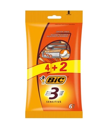 Bic Sensitive 3 Pack de 4+2...