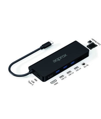 Approx 8 en 1 Hub USB C con...