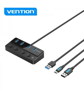 Vention HUB 4 en 1 USB 3.0...