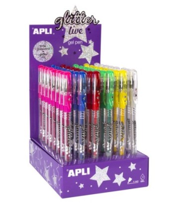 Apli Gel Pen Glitter Live...