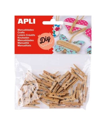 Apli Pack de 45 Mini Pinzas...