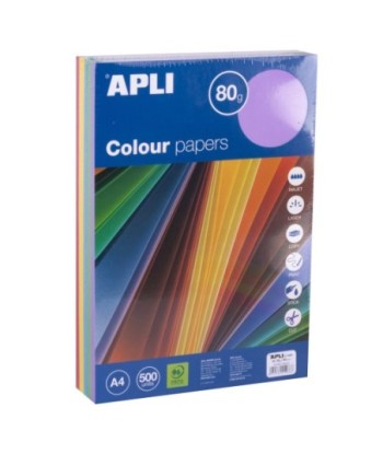 Apli Papel Color Surtido...