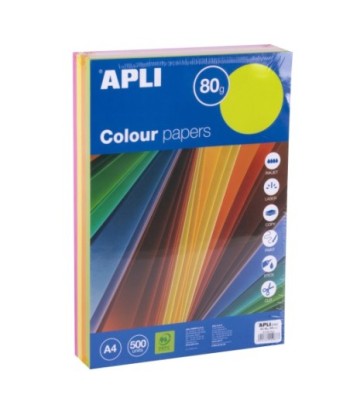 Apli Papel Color Surtido...