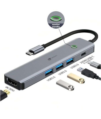 Leotec Adaptador 5 en 1 USB...