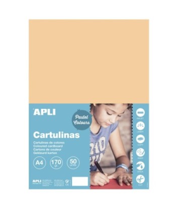 Apli Cartulina Salmon A4...