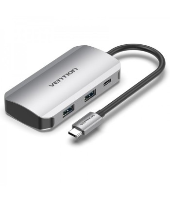 Vention HUB 5 en 1 USB C a...