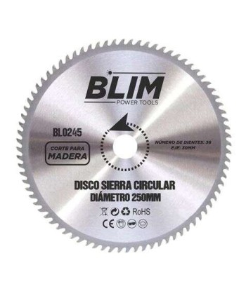 Blim Disco Corte de Madera...