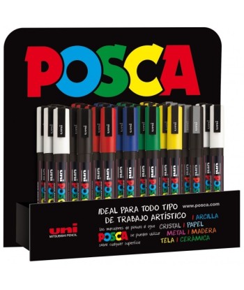 Posca PC3M Expositor de 36...