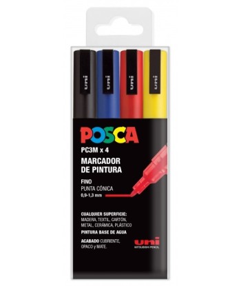 Posca PC3M Pack de 4...