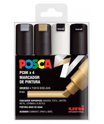 Posca PC 8K Estuche de 4...