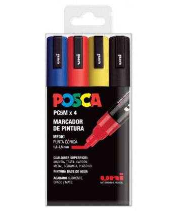 Posca PC 5M Pack de 4...