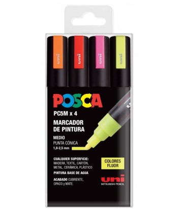 Posca PC 5M Pack de 4...