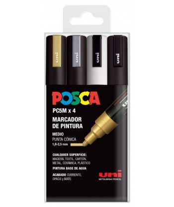 Posca PC 5M Pack de 4...