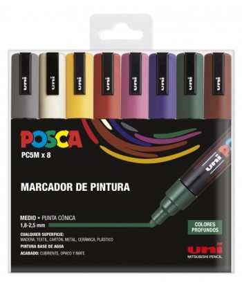 Posca PC 5M Estuche de 8...