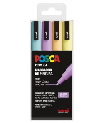 Posca PC3M Pack de 4...