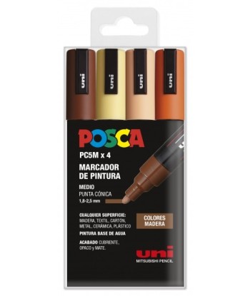 Posca PC 5M Estuche de 4...