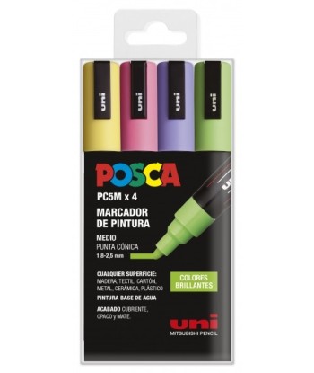 Posca PC 5M Estuche de 4...