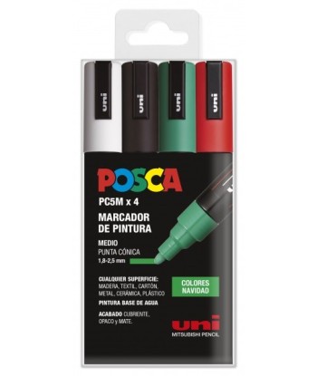 Posca PC 5M Estuche de 4...