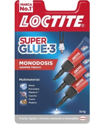 Loctite Pack de 3 Super...