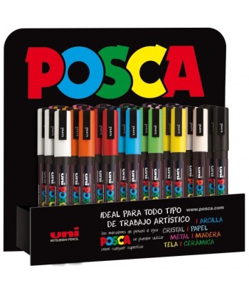 Posca PC3M Expositor de 36...