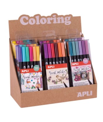 Apli Coloring Brush Markers...