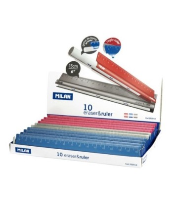 Milan Eraser & Ruler...