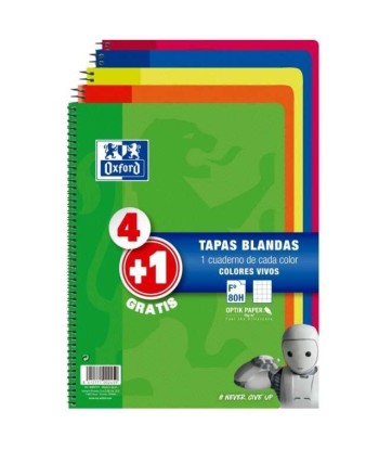 Oxford Pack 4+1 Cuadernos...