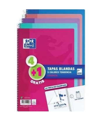 Oxford Pack 4+1 Cuadernos...