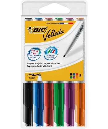 Bic Velleda 1741 Pack de 6...