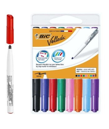 Bic Velleda 1741 Pack de 8...