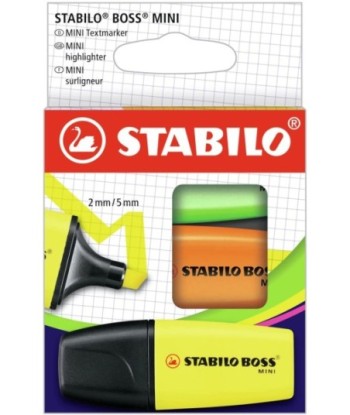 Stabilo Boss Mini Pack de 3...