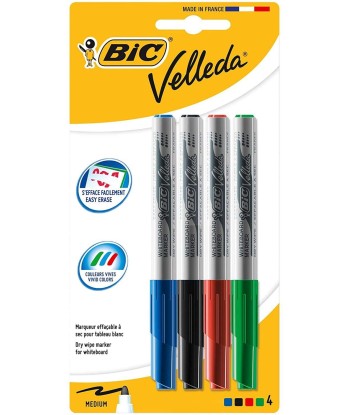 Bic Velleda 1741 Pack de 4...