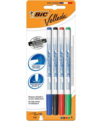 Bic Velleda 1721 Pack de 4...