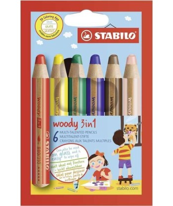 Stabilo Woody 3 en 1 Pack...