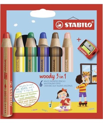 Stabilo Woody 3 en 1 Pack...