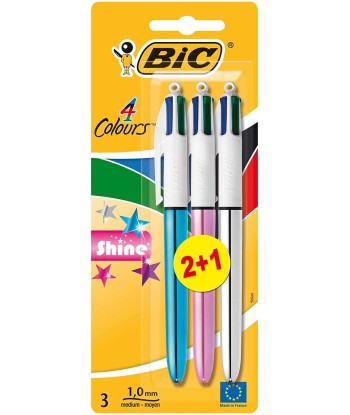 Bic 4 Colours Shine 2+1...