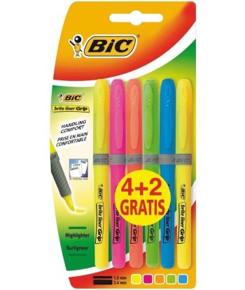 Bic Brit Liner Grip 4+2...